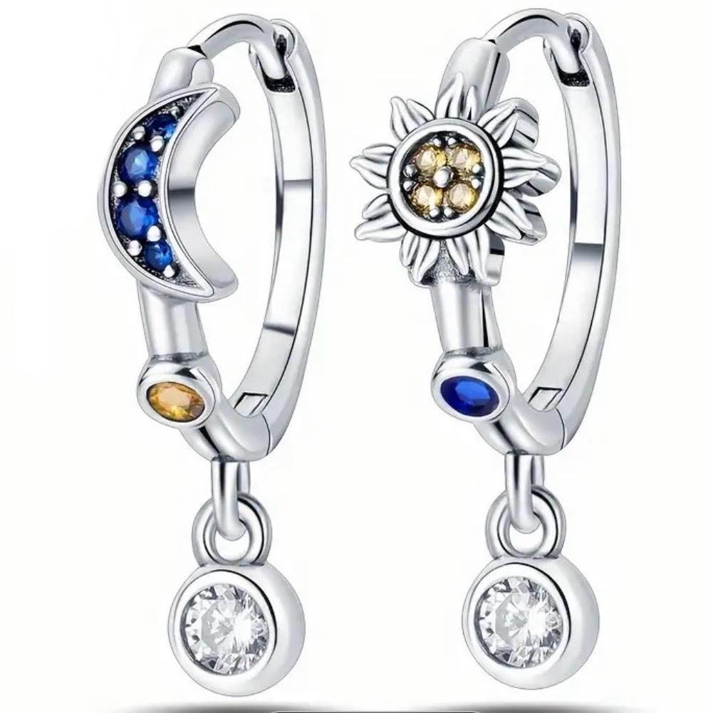 Sun Moon Earring