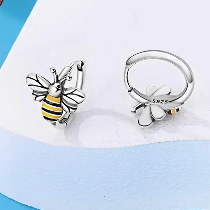 Yellow Bee Earring