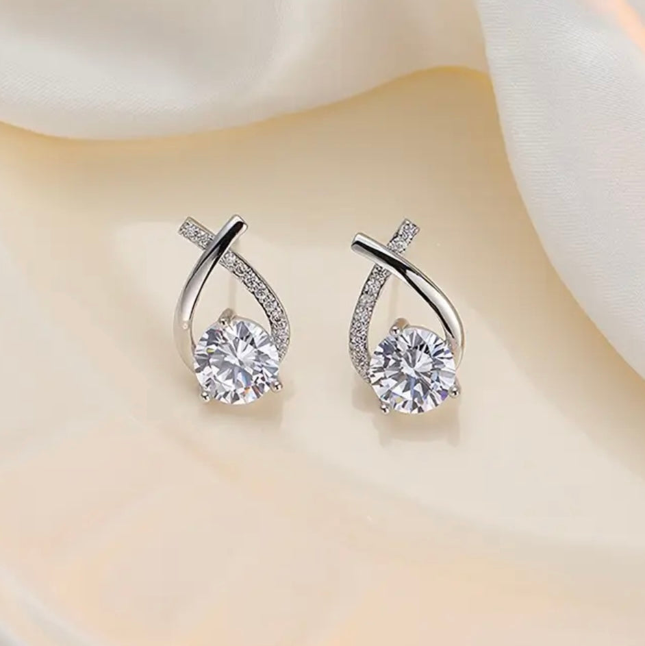 Teardrop Stud Earring