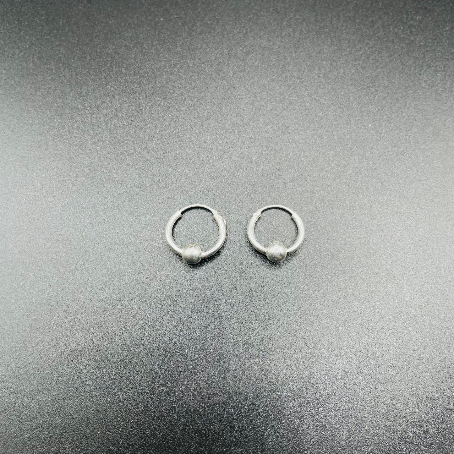 Ball Hoop Earring