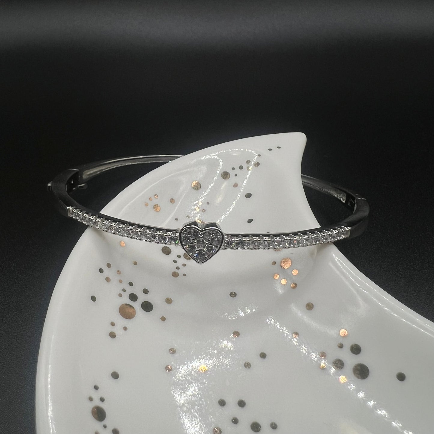 Studded Heart Bracelet