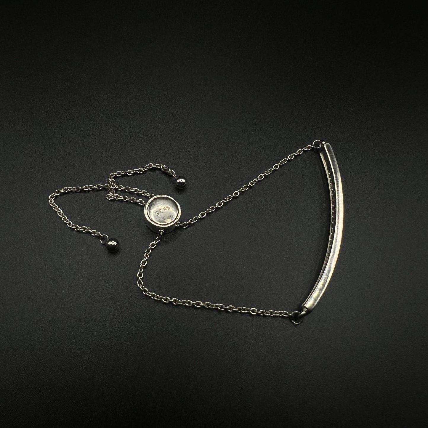 Black Half Chain Bracelet