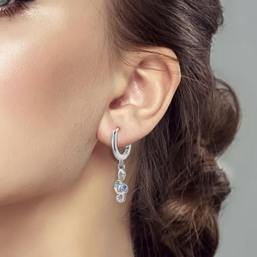 Music Note Earring