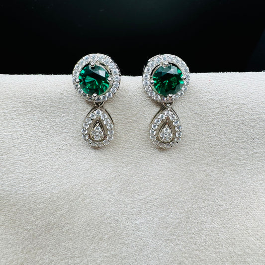 Green Drop Earring