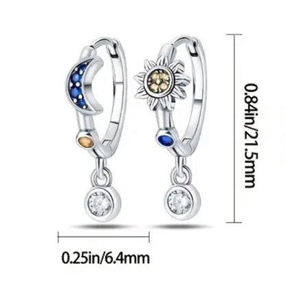 Sun Moon Earring