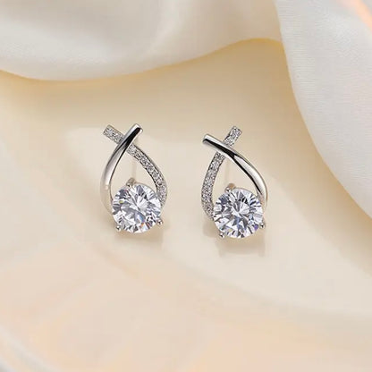 Teardrop Stud Earring
