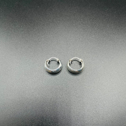 Moon Hoop Earring