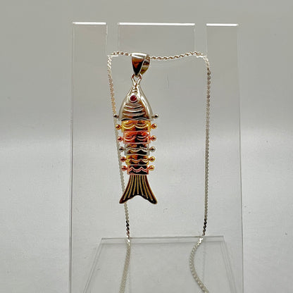 Multi-Color Fish Pendant