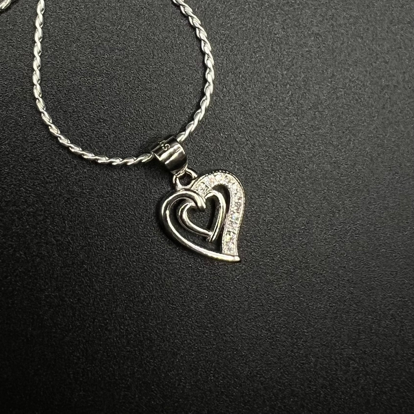 Heart in Heart Pendant