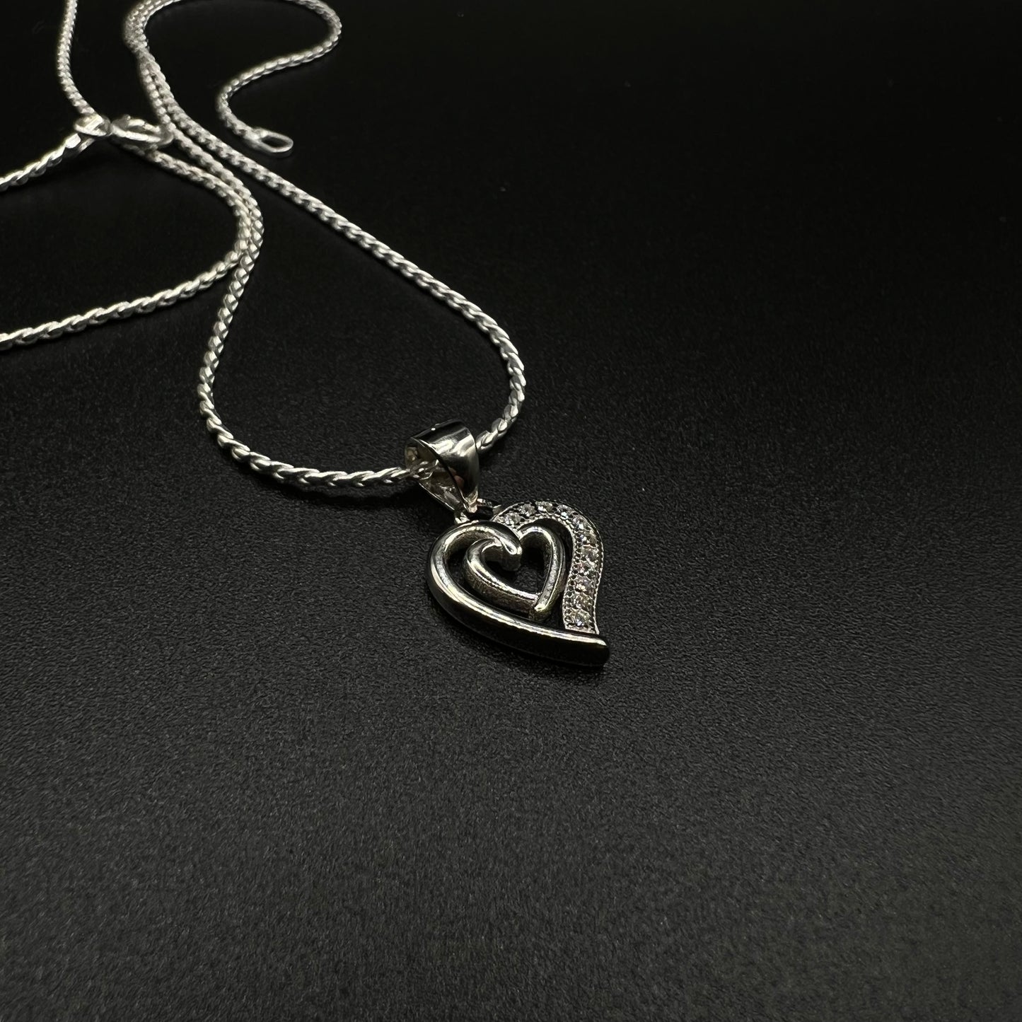 Heart in Heart Pendant