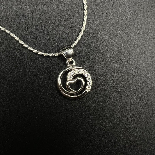 Swirl Heart Pendant