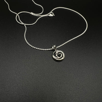 Swirl Heart Pendant