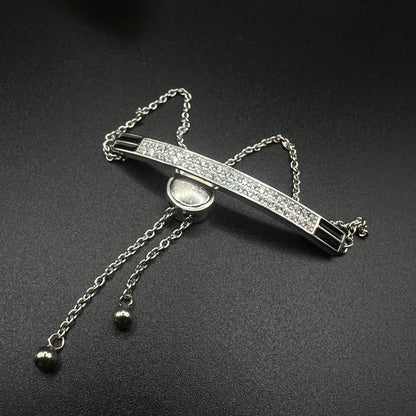 Black Half Chain Bracelet