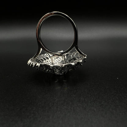 Half Moon Cocktail Ring
