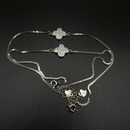 Four Leaf Clover Anklet