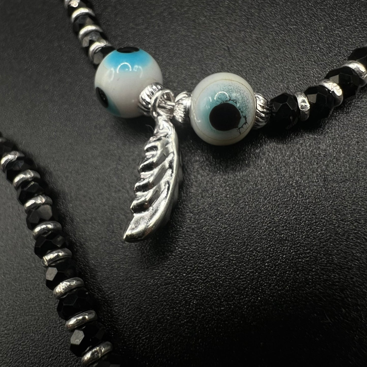 Evil Eye Leaf Anklet