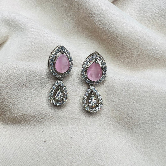 Pink Small Drop Earrings