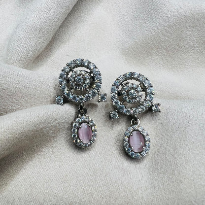 Pink Small Drop Earrings