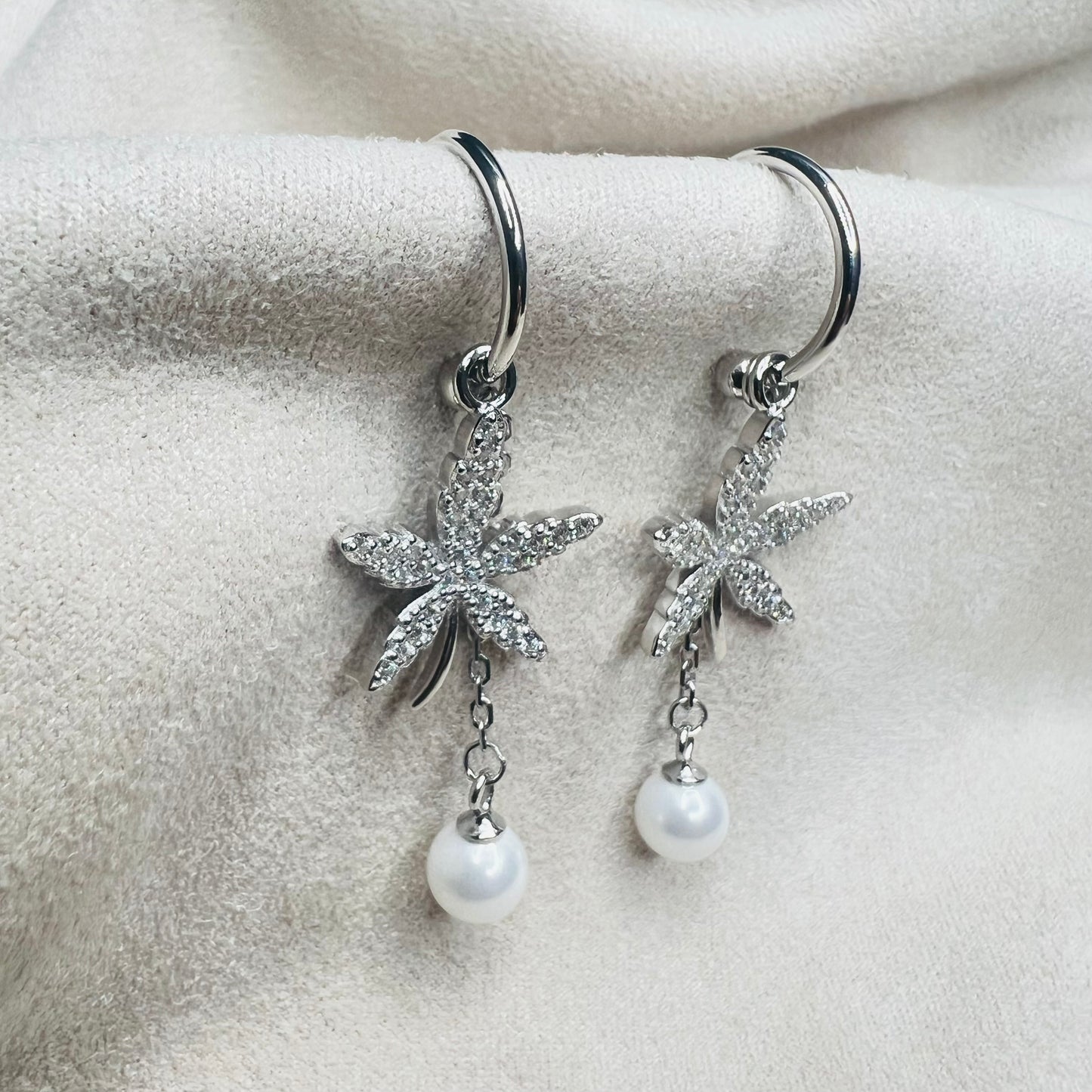 Silver Flower Earring