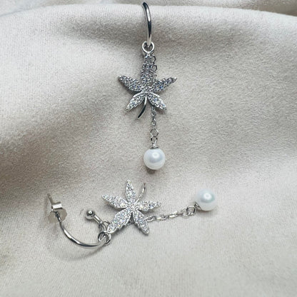 Silver Flower Earring