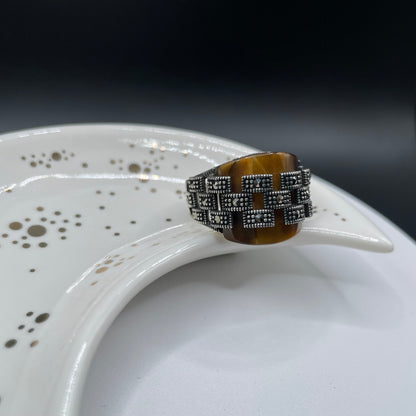 Brown Designer Turkish Ring