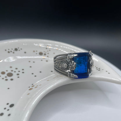 Blue Designer Turkish Ring