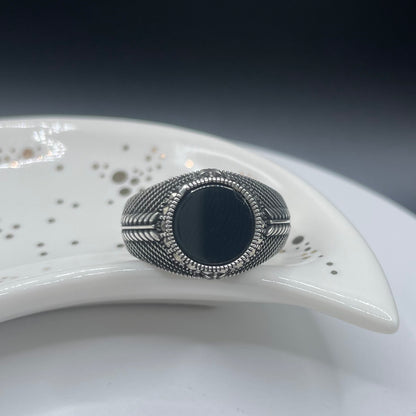 Small Black Turkish Ring