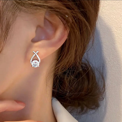 Teardrop Stud Earring